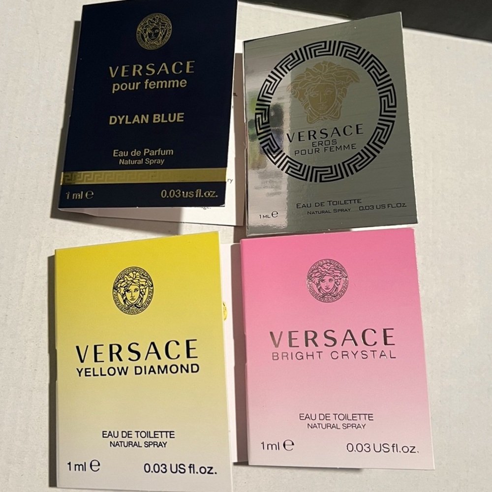 Versace women’s travel sampler set bundle of 4 brand new
